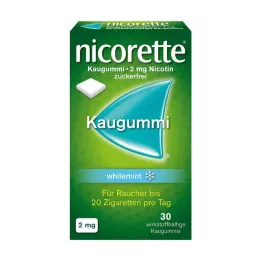 NICORETTE Tuggummi 2 mg whitemint, 30 st