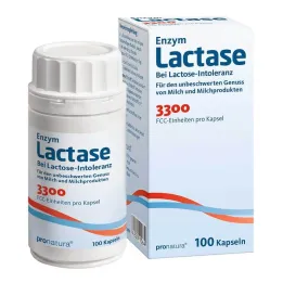 Laktas 3300 FCC 200 mg kapsyler, 100 st