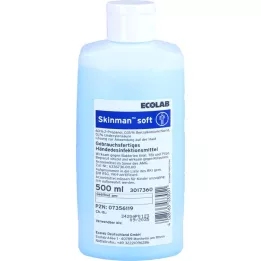 SKINMAN mjuk handdesinfektionsflaska, 500 ml