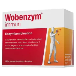 WOBENZYM immun magsäcksresistenta tabletter, 120 st