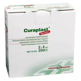 CURAPLAST Inj.-Pflaster känslig 2x4 cm, 250 st