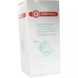 NOBATOP 8 Compresses 5x5 cm Sterile, 25x5 st