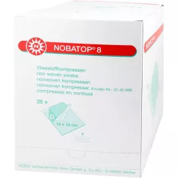 NOBATOP 8 kompresser 10x10 cm sterila, 25X5 st