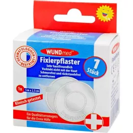 FIXIERPFLASTER 2,5 cmx5 m transparent, 1 st