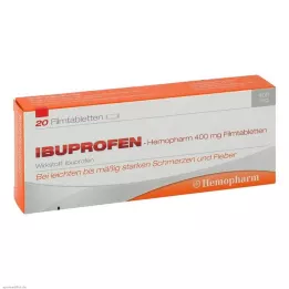 IBUPROFEN Hemopharm 400 mg filmdragerade tabletter, 20 st