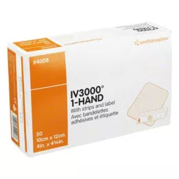 OPSITE IV 3000 10x12 cm transparent kanylfixering, 50 st