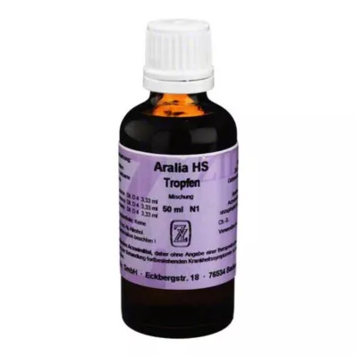 ARALIA HS droppar, 50 ml ARALIA HS droppar, 50 ml