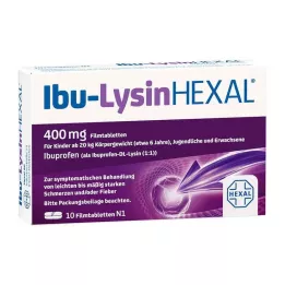 IBU-LYSINHEXAL Filmdragerade tabletter, 10 st