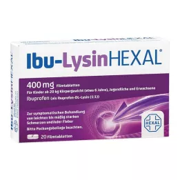 IBU-LYSINHEXAL Filmdragerade tabletter, 20 st