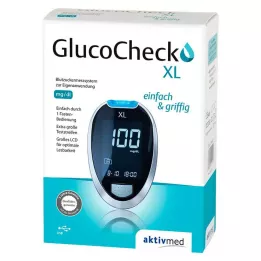GLUCOCHECK XL Blodsockermätaruppsättning mg/dl, 1 st