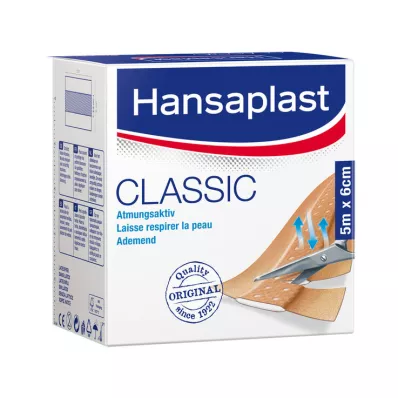 HANSAPLAST Klassisk gips 6 cmx5 m, 1 st HANSAPLAST Klassisk gips 6 cmx5 m, 1 st