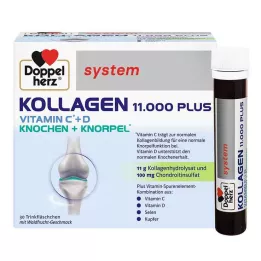 DOPPELHERZ Kollagen 11 000 Plus systemampuller, 30X25 ml