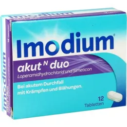 IMODIUM Akuta N Duo -surfplattor, 12 st