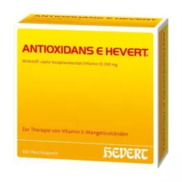 ANTIOXIDANS E Hevert mjuka kapslar, 100 st