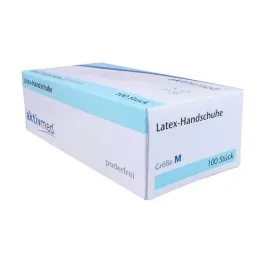 Latexhandskar en gång puderfria M, 100 st