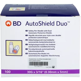 BD AUTOSHIELD Duo Safety Pen Nålar 5 mm, 100 st