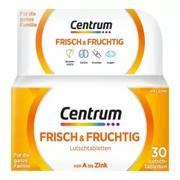 CENTRUM färska &amp; fruktiga pastiller, 30 st