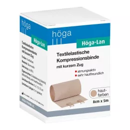 HÖGA-LAN kort stretchbandage 8 cmx5 m, 1 st