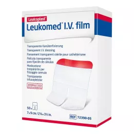 LEUKOMED I.V film 7x9 cm gips, 50 st
