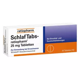 SCHLAF TABS-ratiopharm 25 mg tabletter, 20 st