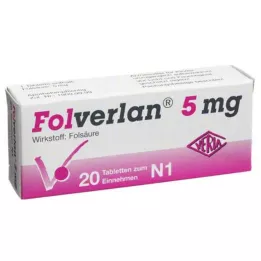 FOLVERLAN 5 mg tabletter, 20 st