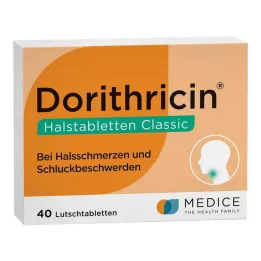 DORITHRICIN Halstabletter Classic, 40 st