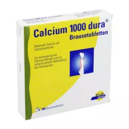 CALCIUM 1000 dura brustabletter, 100 st
