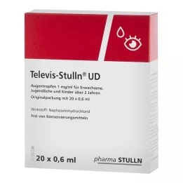 TELEVIS Stulln UD Ögondroppar, 20X0,6 ml