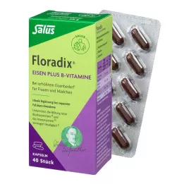 FLORADIX Järn plus B-vitaminkapslar, 40 st