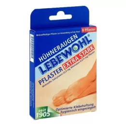 LEBEWOHL Majsputs extra stark, 8 st