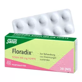 FLORADIX Järn 100 mg forte filmdragerade tabletter, 20 st