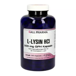 L-LYSIN 500 mg GPH kapslar, 360 st