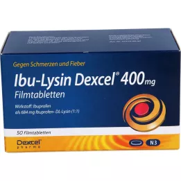 IBU-LYSIN Dexcel 400 mg filmdragerade tabletter, 50 st