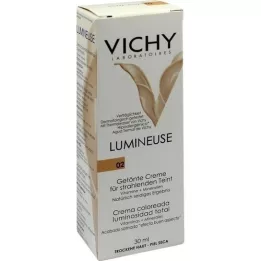 Vichy Lumineuse satinée för torr hud pêche / persika, 30 ml