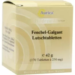 FENCHEL-GALGANT-sugande tabletter Aurica, 170 st