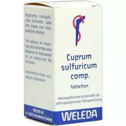 CUPRUM SULFURICUM komp. tabletter, 100 st