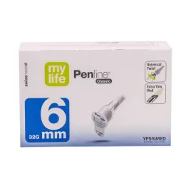 Mylife Penfine Classic kanyler 6 mm, 100 st