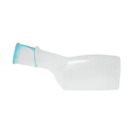 Urinflaska för män plast med lock, 1 st