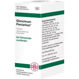 GLONOINUM PENTARKAN tabletter, 200 st