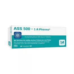 ASS 500-1A Pharma Tabletter, 30 st
