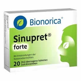 SINUPRET forte dragerade tabletter, 20 st