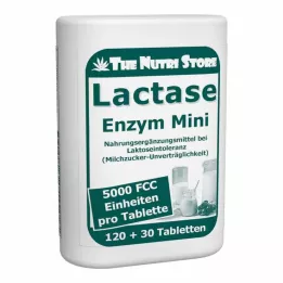 LACTASE 5 000 FCC enzymminitabletter i doseringsdispenser, 120 st