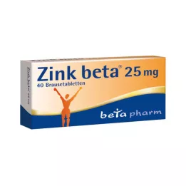 ZINK BETA 25 brustabletter, 40 st