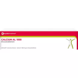 Kalcium Al 1000 Effervescent tabletter, 100 st