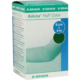 ASKINA självhäftande bandage färg 8 cmx4 m grön, 1 st