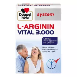 DOPPELHERZ L-Arginine Vital 3 000 systemkapslar, 120 st
