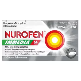NUROFEN Immedia 400 mg filmdragerade tabletter, 24 st