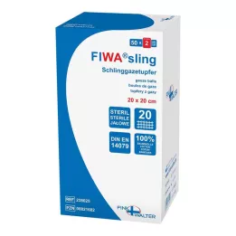 SCHLINGGAZETUPFER 20x20 cm Sterile Plum -Sized, 50x2 st