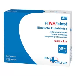 FIXIERBINDE resår 6 cmx4 m lös, 1X20 st