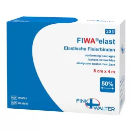 FIXIERBINDE resår 8 cmx4 m lös, 1X20 st